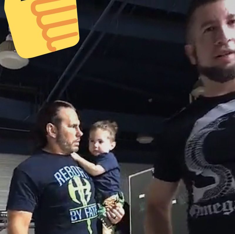 Recently Released GFW Talent Backstage at WWE RAW Live Event