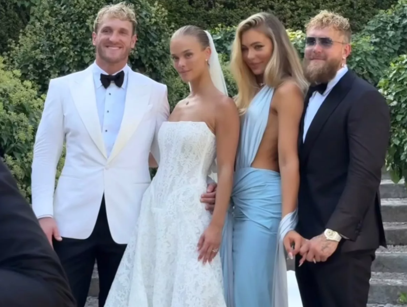 Logan Paul and Nina Agdal Tie the Knot in a Star-Studded Lake Como Ceremony