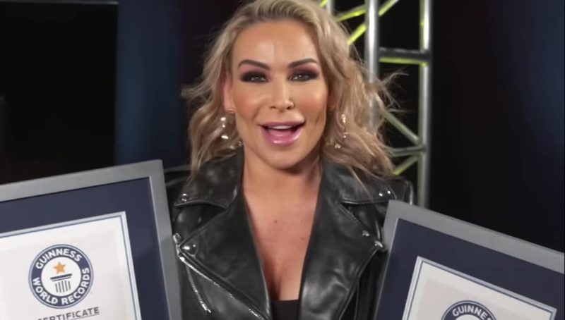 Natalya, Paige Get Guinness World Record Recognition Behind the scenes At WWE Raw